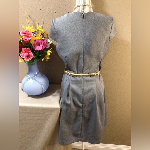 SHELBY & PLAMER GRAY DRESS - Picture 2 of 10